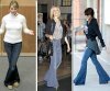 С чем носить джинсы – клеш?