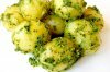 Как приготовить картофель с зеленым соусом