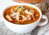 Как приготовить мясной суп с горошком и грибами?