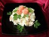 Рецепт салата с рисом и красной рыбой