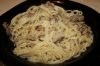 Как приготовить спагетти в сливочно-грибном соусе?