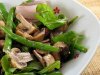 Как готовить салат с грибами и спаржевой фасолью? 