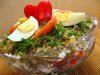 Как приготовить салат из чечевицы и копченой курицы?
