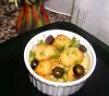 Как приготовить тушеный картофель с маслинами?